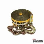 Kinedyne 3″ by 30′ Winch Strap with Chain Anchor
