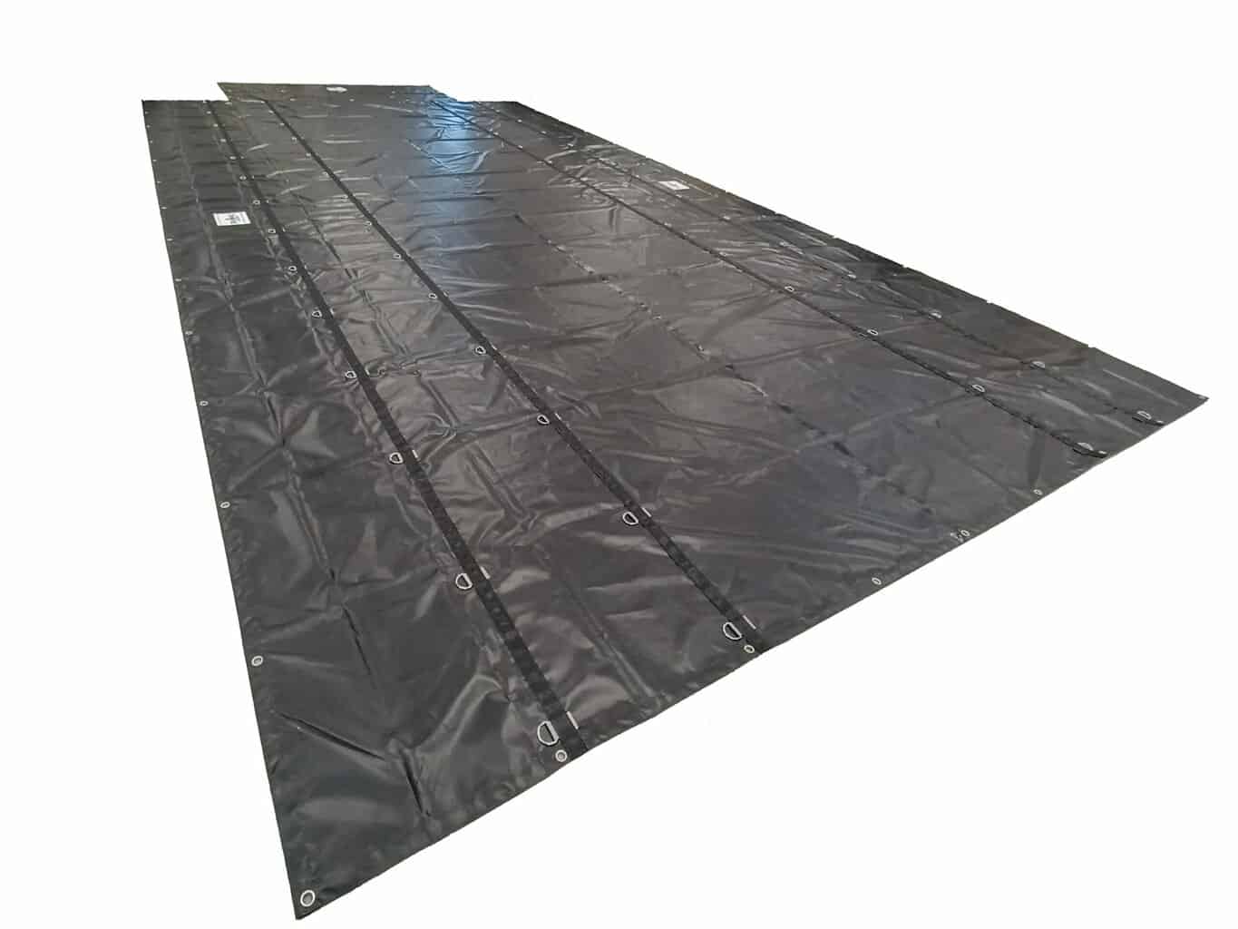 24' X 27' Ripstop Steel Trailer Flatbed Tarp With 8' Flap