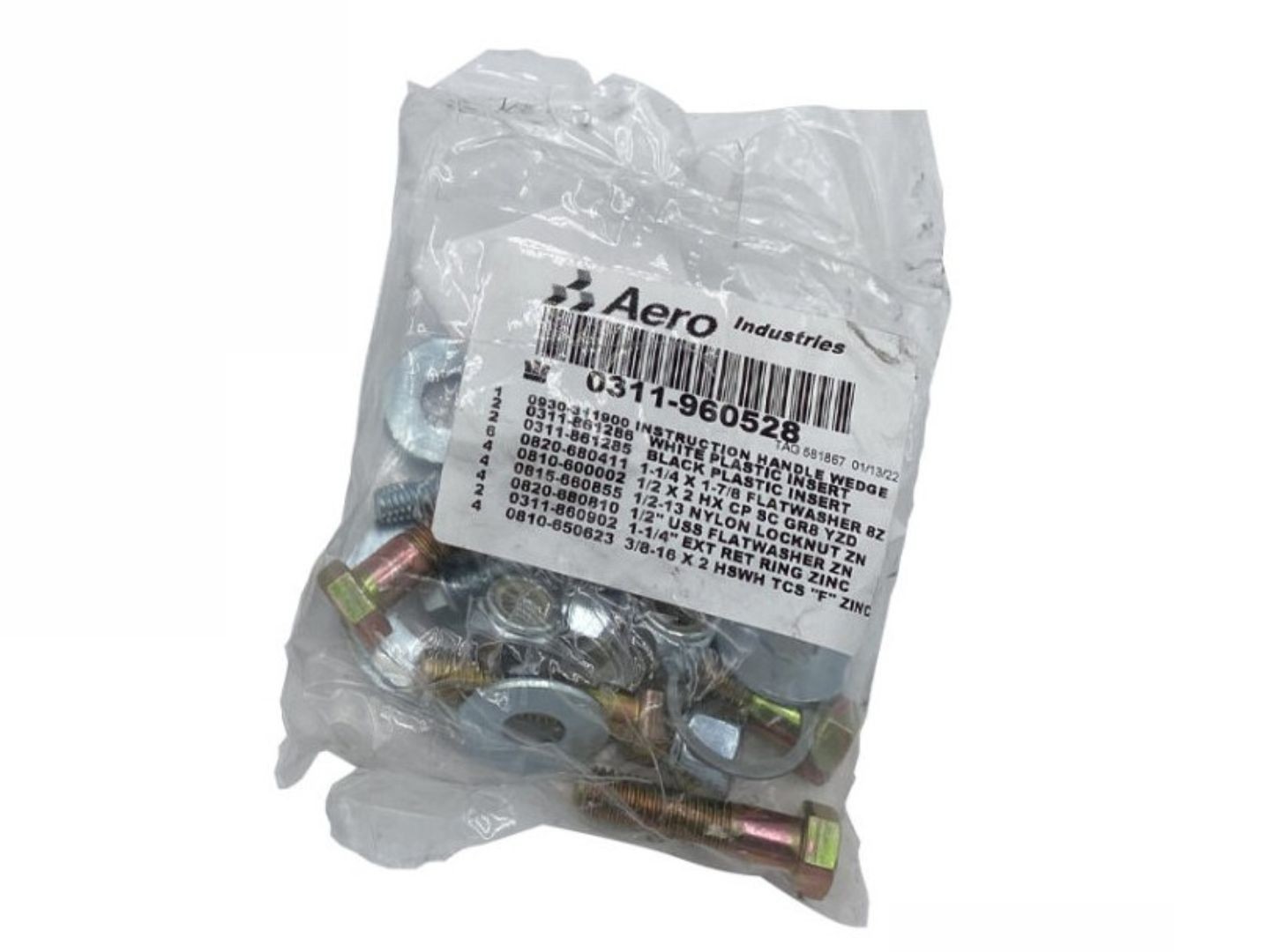 Aero 0311 960528 Easy Cover Hardware Kit For Power Pack Spring Trison 