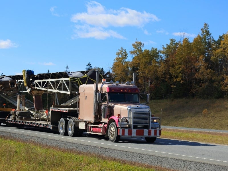 Types of Equipment and Machinery Transported