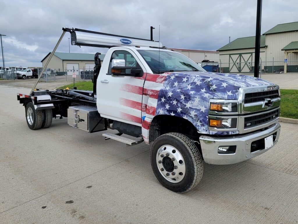 Rolloff Tarps and Tarp Systems in NE Texas Trison Tarps USA