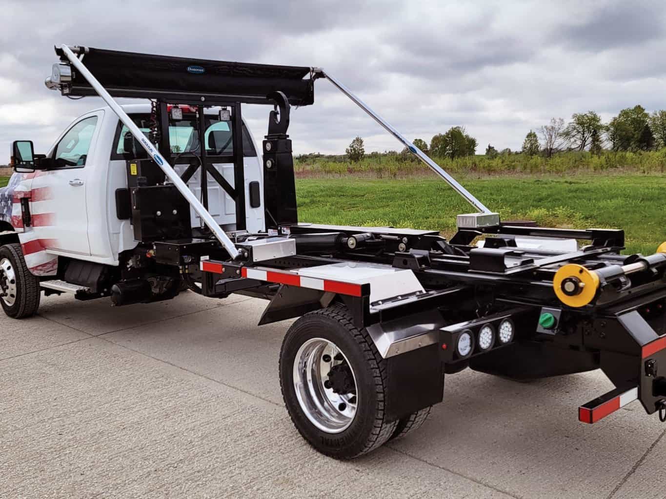 Rolloff Tarps & Tarp Systems in DFW Area Trison Tarps USA