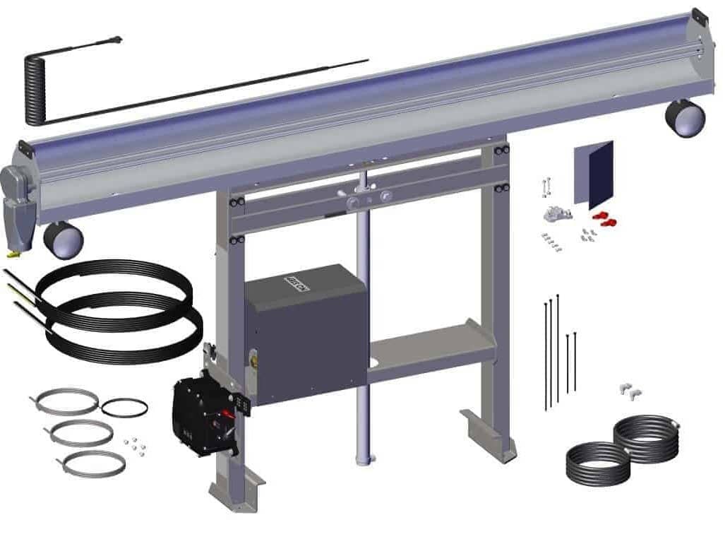 Roll Rite 102875 TarpMaster Adjustable Narrow Frame Tower with Pump & Control Box for DC204 Tarp