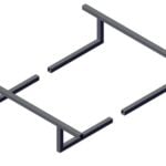 Roll Rite 46164 Mounting Bracket for Narrow Profile Sliding Pivot - Set