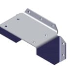 Roll Rite 47200 AL Bracket for Mounting Top Mount Pivot to Vertical Surface