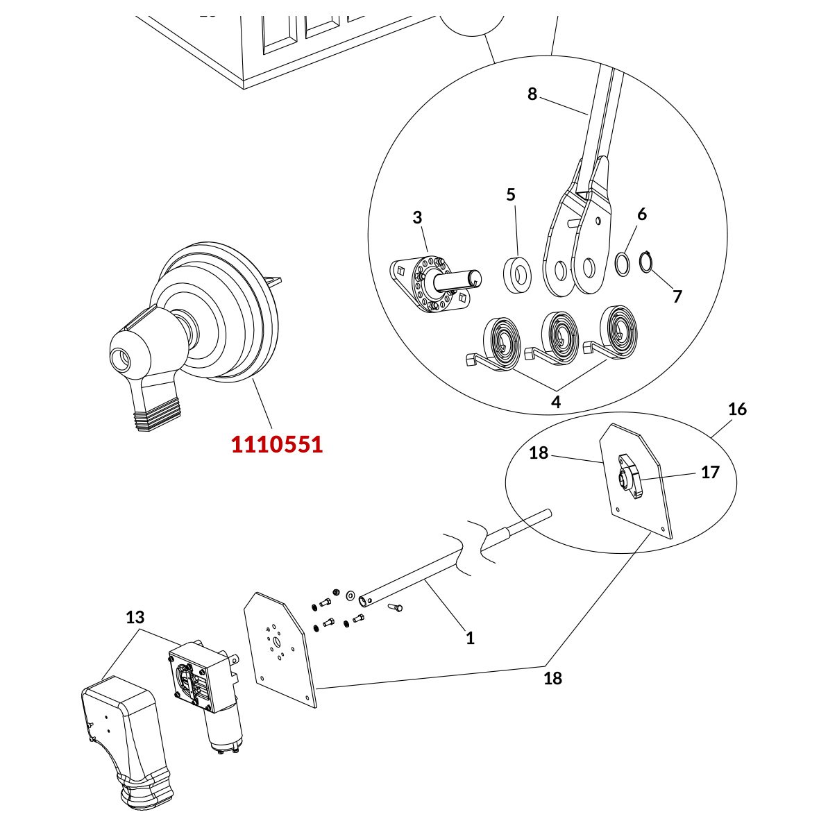 Donovan 1110551 Heavy Duty Tarp Rotary Switch Trison Tarps USA