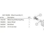 Aero 0201-962096 Wheel Assembly C2 for Conestoga System