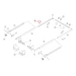 US Tarp 11177 Aluminum Stop Bracket w Rubber Bumper
