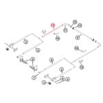 US Tarp 11268 Steel Upper Side Arm