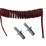 Thunder 035-50248 Coiled Wire Assembly w Dual Plug 6GA
