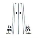 KYM 4-Spring Aluminum Arm Set with Springs & Hardware